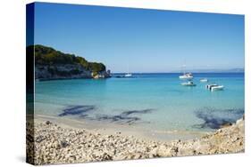 Voutoumi Beach, Antipaxos, Antipaxi, Ionian Islands, Greek Islands, Greece, Europe-Tuul-Stretched Canvas
