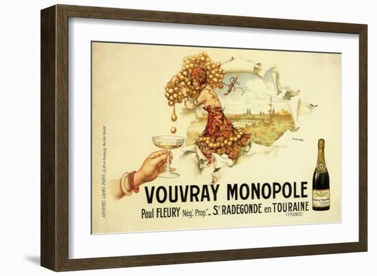 Vouvray Monopole, c.1910-Mathilde Herouard-Framed Giclee Print