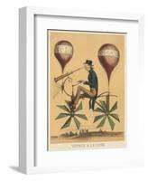 Voyage a la Lune-Vintage Reproduction-Framed Art Print