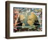 Voyage Around the World", Poster for the "Compagnie Generale Transatlantique", Late 19th Century-A. Schindeler-Framed Premium Giclee Print