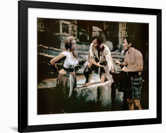 Voyage au centre by la terre JOURNEY TO THE CENTER OF THE EARTH by HenryLevin with Arlene Dahl, Pat-null-Framed Photo