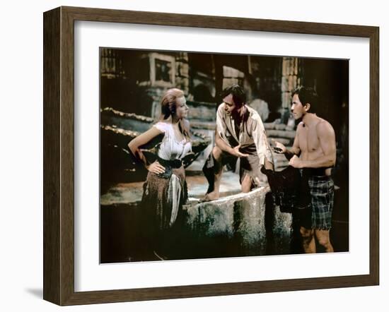 Voyage au centre by la terre JOURNEY TO THE CENTER OF THE EARTH by HenryLevin with Arlene Dahl, Pat-null-Framed Photo