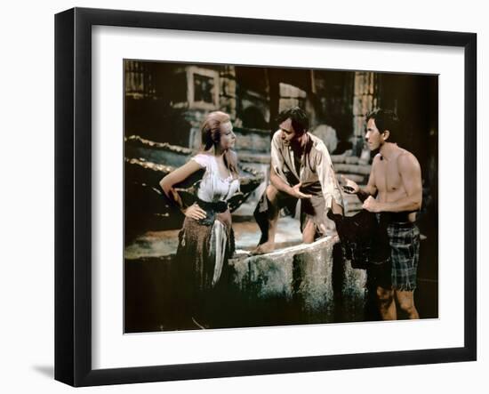 Voyage au centre by la terre JOURNEY TO THE CENTER OF THE EARTH by HenryLevin with Arlene Dahl, Pat-null-Framed Photo