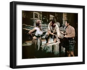 Voyage au centre by la terre JOURNEY TO THE CENTER OF THE EARTH by HenryLevin with Arlene Dahl, Pat-null-Framed Photo