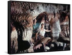 Voyage au centre by la terre JOURNEY TO THE CENTER OF THE EARTH by HenryLevin with Pat Boone, 1959 -null-Framed Stretched Canvas