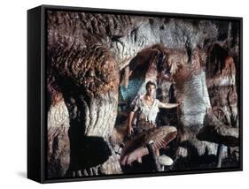 Voyage au centre by la terre JOURNEY TO THE CENTER OF THE EARTH by HenryLevin with Pat Boone, 1959 -null-Framed Stretched Canvas