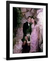 Voyage au centre by la terre JOURNEY TO THE CENTER OF THE EARTH by HenryLevin with Pat Boone and Di-null-Framed Photo