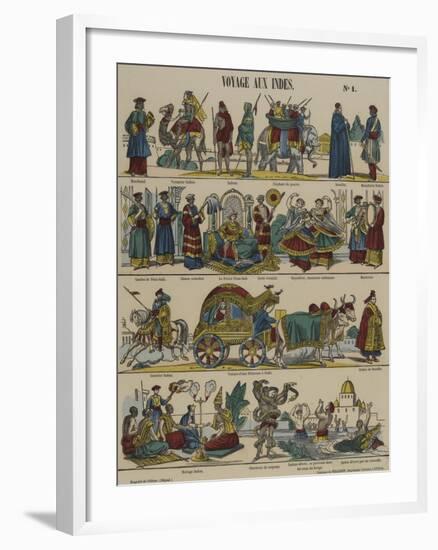 Voyage aux Indes-null-Framed Giclee Print