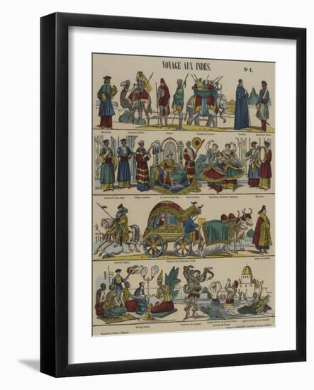 Voyage aux Indes-null-Framed Giclee Print