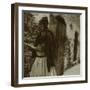 Voyage en Algérie : Femme marchant dans une rue à Biskra-Henri Jacques Edouard Evenepoel-Framed Giclee Print