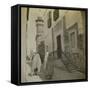 Voyage en Tunisie : scène de rue à Tunis-Henri Jacques Edouard Evenepoel-Framed Stretched Canvas