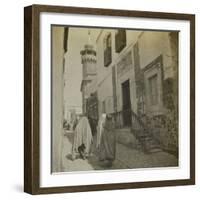 Voyage en Tunisie : scène de rue à Tunis-Henri Jacques Edouard Evenepoel-Framed Giclee Print