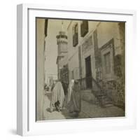 Voyage en Tunisie : scène de rue à Tunis-Henri Jacques Edouard Evenepoel-Framed Giclee Print