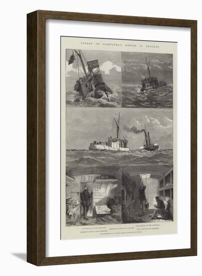 Voyage of Cleopatra's Needle to England-null-Framed Giclee Print