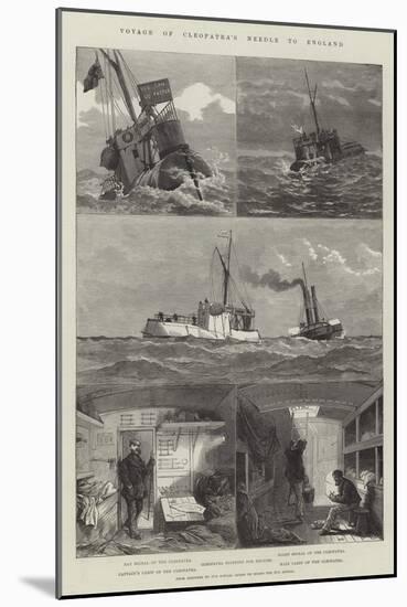 Voyage of Cleopatra's Needle to England-null-Mounted Giclee Print