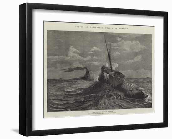 Voyage of Cleopatra's Needle to England-null-Framed Giclee Print