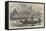 Voyage of HMS Challenger, Village in Humboldt Bay, New Guinea-null-Framed Stretched Canvas