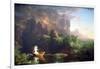 Voyage Of Life-Childhood-Thomas Cole-Framed Art Print