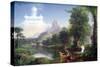 Voyage Of Life-Youth-Thomas Cole-Stretched Canvas