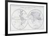 Voyage of Robinson Crusoe, from 18th Century Map of World-null-Framed Giclee Print