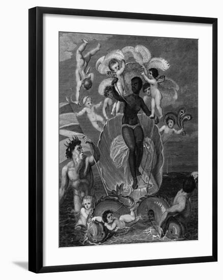 Voyage of Sable Venus, Angola to West Indies, History of All the British Colonies, Edwards, 1801-Thomas Stothard-Framed Giclee Print