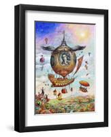 Voyage of the Minerva-Bill Bell-Framed Giclee Print