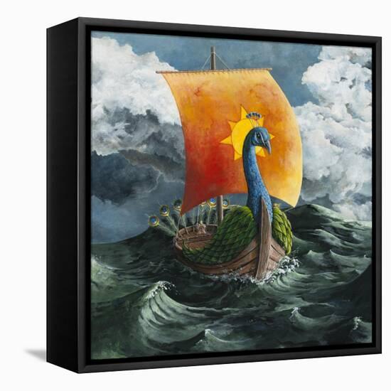 Voyage of the Peacock-Jamin Still-Framed Stretched Canvas