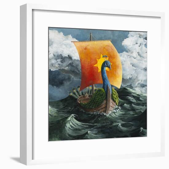 Voyage of the Peacock-Jamin Still-Framed Giclee Print