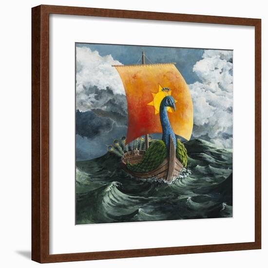 Voyage of the Peacock-Jamin Still-Framed Giclee Print