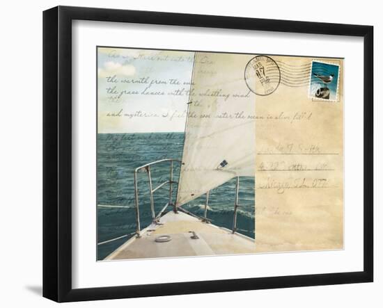 Voyage Postcard I-Susan Bryant-Framed Art Print