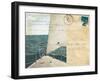 Voyage Postcard I-Susan Bryant-Framed Art Print