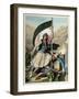 Voyage to Athens and Constantinople: Nickolaki Mitropolos Taking the Standard of the Cross-Louis Dupré-Framed Giclee Print