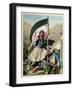 Voyage to Athens and Constantinople: Nickolaki Mitropolos Taking the Standard of the Cross-Louis Dupré-Framed Giclee Print