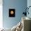 Voyager 1 Image of Saturn & Three of Its Moons-null-Framed Stretched Canvas displayed on a wall