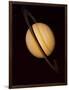 Voyager 1 Image of Saturn & Three of Its Moons-null-Framed Photographic Print