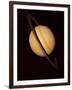 Voyager 1 Image of Saturn & Three of Its Moons-null-Framed Photographic Print