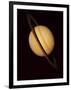 Voyager 1 Image of Saturn & Three of Its Moons-null-Framed Photographic Print