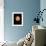 Voyager 1 Image of Saturn & Three of Its Moons-null-Framed Photographic Print displayed on a wall