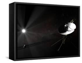 Voyager 1 Leaving the Solar System-null-Framed Stretched Canvas