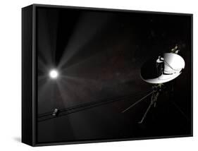 Voyager 1 Leaving the Solar System-null-Framed Stretched Canvas