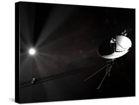Voyager 1 Leaving the Solar System-null-Stretched Canvas