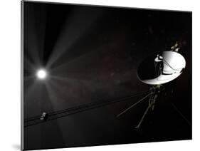 Voyager 1 Leaving the Solar System-null-Mounted Photographic Print