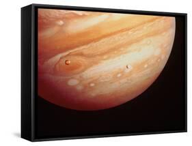 Voyager 1 Photo of Jupiter-null-Framed Stretched Canvas
