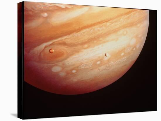 Voyager 1 Photo of Jupiter-null-Stretched Canvas