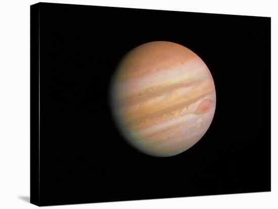 Voyager 1 Photo of Jupiter-null-Stretched Canvas