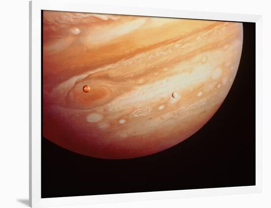 Voyager 1 Photo of Jupiter-null-Framed Photographic Print