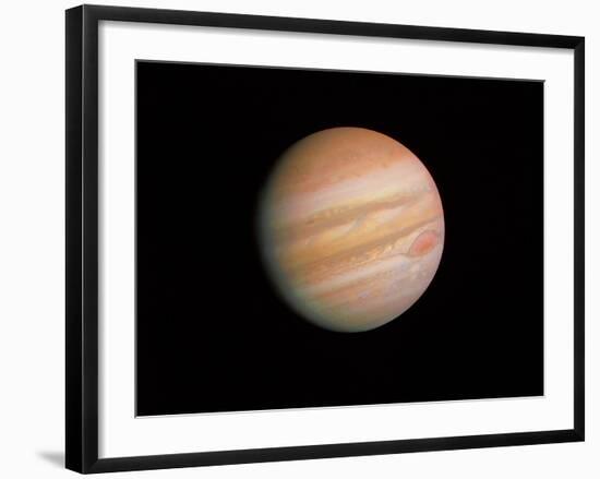 Voyager 1 Photo of Jupiter-null-Framed Photographic Print