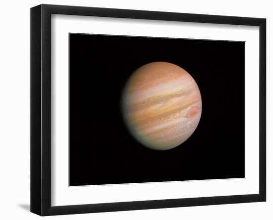 Voyager 1 Photo of Jupiter-null-Framed Photographic Print