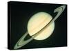Voyager 1 Photo of Saturn & Its Rings-null-Stretched Canvas