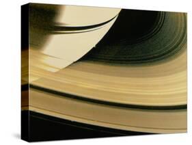 Voyager 1 Photo of Saturn & Its Rings-null-Stretched Canvas